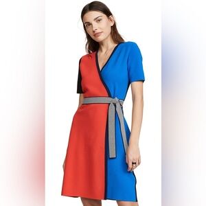 Diane Von Furstenberg Francine Knit Wrap Dress